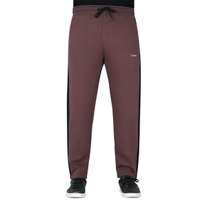 Mens Fleece Jogger Sweatpants Mid Straight Leg Contrast Side Panel Elastic Drawstring Casual Gym Training Lounge Winter <b>Track</b> - Product Image 1