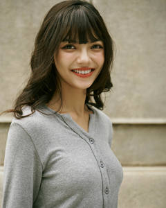 Camiseta Corta de Alta Calidad para Mujer, Cuello en V, Manga Corta, Color Sólido, Poliéster, Viscosa, Elastano, Corte Ajustado, Transpirable, Secado Rápido, Informal, Verano - Product Image 5