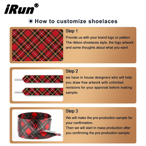 Irun Tùy Chỉnh Màu Sắc Ba Lê Phong Cách Phẳng Lụa Rộng Dây Giày Rỗng Thanh Lịch Polyester Lưới Dệt Rộng Sneaker Dây Giày - Product Image 2