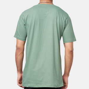 T-shirt Homme Oversize en Coton 100% de Qualité Supérieure, Impression Numérique Couleur Personnalisée, Tricoté, Épaules Tombantes – Meilleur Article en Ligne - Product Image 3