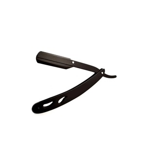 Kit de rasoir droit pliant haut de gamme en acier inoxydable avec verrouillage pivotant et lames à bord simple pour hommes, pour le rasage humide classique de la barbe - Product Image 4