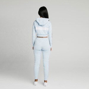 Womens Vintage <b>Tracksuit</b> Set 2 Piece Loose Fit Fabric Casual Zip-up Hoodie Jacket Sweatsuit Pants 100% Cotton - Product Image 3