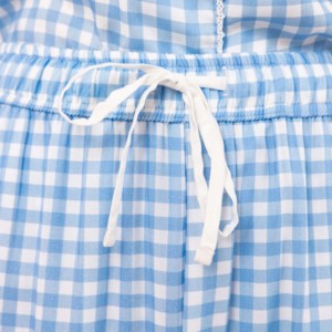 Ensemble de pyjama à capuche léger imprimé pour femmes, manches longues, fermeture à cordon, coupe régulière, décontracté, automne, poches latérales, 2-en-1 - Product Image 4