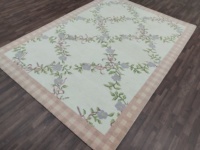 Tapis persan abstrait pastel noué à la main de haute qualité à bas prix |   Tapis Abusan fait main en laine/soie, 2x3 mètres, antidérapant, adapté aux animaux domestiques