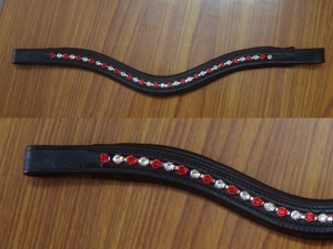 Diadema de cuero de alta calidad hecha a medida, accesorios ecuestres para caballos, al mejor precio al por mayor - Product Image 2