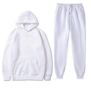 Conjunto Casual de 2 Piezas Tejido para Mujer en Azul Marino, Sudadera con Capucha y Bolsillo, Pantalones Largos de Corte Holgado, para Todas las Temporadas, OEM ODM - Product Image 3