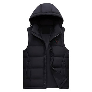 Veste sans manches à bulles sur mesure fabriquée en usine pour hommes, taille plus, respirante, écologique, veste d'hiver - Product Image 1