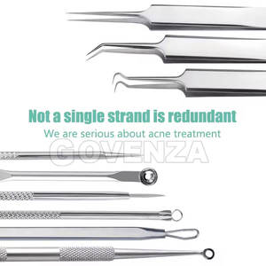 Juego de 5 Agujas de Acero Inoxidable de Alta Calidad para Eliminar Puntos Negros, Herramienta Profesional para el Cuidado Facial, Venta al Por Mayor de Fábrica - Product Image 4