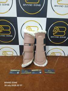 Botas Ecuestres BRAND ZONE de Cuero Patentado para Caballos, Botas Protectoras para Tendones con Neopreno de 8MM y Piel Sintética, Duraderas y Cómodas - Product Image 4