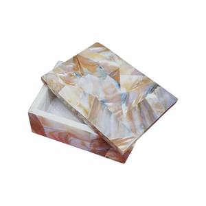 กล่องเครื่องประดับหรูหราประดับเปลือกหอยมุก งานแฮนด์เมด กล่องเก็บของตกแต่งสำหรับผู้หญิง ของขวัญ ของตกแต่งบ้าน - Product Image 3