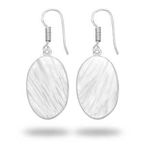 Aretes Colgantes de Scolecita Blanca, Plata de Ley 925, Estilo Vintage, Regalo para Niños, Bodas, Compromisos y Fiestas - Product Image 3