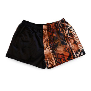 Custom Design No MOQ Limit Australian <b>Men's</b> Footy <b>Shorts</b> Front Solid <b>Zip</b> <b>Pockets</b> High Street Style Breathable Quick Dry Elastic - Product Image 3