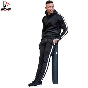 ชุดวอร์มซิปสองชิ้นคุณภาพพรีเมียมสำหรับผู้ชาย ชุดออกกำลังกายผ้าฟลีซเทคโนโลยี ชุดวอร์มซิปสำหรับวิ่งจ๊อกกิ้ง เหมาะสำหรับฤดูหนาว - Product Image 5