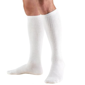 Chaussettes de compression sportives respirantes de qualité supérieure, hauteur genou, avec design de revers tricoté pour améliorer la circulation sanguine - Product Image 2