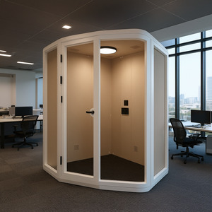 Cabines de bureau acoustiques Duo HIPOD pour une meilleure acoustique au bureau - Product Image 3