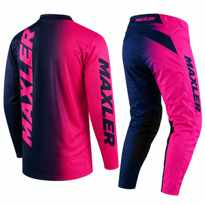 Maillot de course moto 2026 de haute qualité à séchage rapide, personnalisable, nouveau style, sublimable, vierge, pour motocross et tout-terrain - Product Image 3