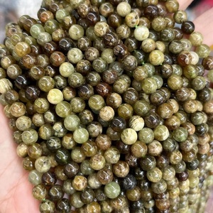 Cuentas de Jaspe Verde Natural Liso, Cuentas Sueltas de Tsavorita Certificadas por IGI, Hilo de 15 Pulgadas para Fabricación de Joyas, Proveedor Mayorista - Product Image 4