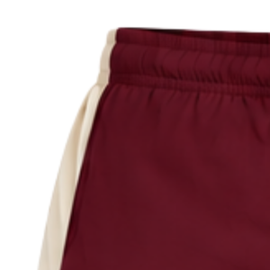 <b>Burgundy</b> Neutral Panel Sports <b>Shorts</b> Lightweight Quick Dry Elastic Waist Running Training Gym Athletic Custom Team Performance - Product Image 3