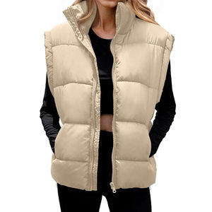 Nouvelle Arrivée Gilets matelassés en toile pour femmes de haute qualité, coupe-vent, respirants, confortables et durables, conçus sur mesure - Product Image 5