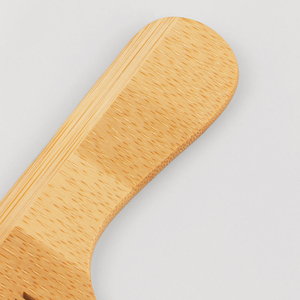 Personalised Big Size Natural Bamboo Wide Tooth Comb <b>Curly</b> Detangle <b>Hair</b> <b>Brush</b> Eco-Friendly <b>Hair</b> Combs With Handle - Product Image 3