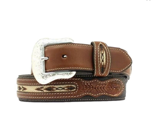 High Quality Custom Sizes Genuine Cow Hide Leather Belt Stylish <b>Brown</b> Black Textured Vintage Steel Buckle Heavy Duty Waterproof - Product Image 6