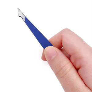 Juego de Pinzas para Pestañas Morje Surgical Precision, Acero Inoxidable de Alta Calidad, Personalizadas, Punta Suave, Color Azul, 10 mm, 4 Piezas - Product Image 4
