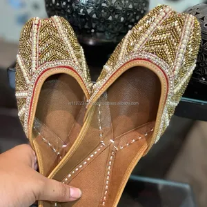 Jutti indien brodé de Style ethnique et en cuir, lot de 10 pièces, punk Jutti indien - Product Image 1