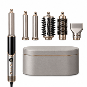 Sèche-cheveux ionique professionnel <span class=keywords><strong>5</strong></span>-<span class=keywords><strong>en</strong></span>-<span class=keywords><strong>1</strong></span> avec peigne soufflant chaud, brosse coiffante électrique et ensemble multi-<span class=keywords><strong>styler</strong></span> - Product Image 1