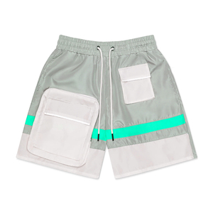 Best Quality Quick Dry Men's <b>Nylon</b> <b>Shorts</b> Beach Wear Mid Elastic Comfortable Breathable <b>Shorts</b> For Men With Pockets - Product Image 3