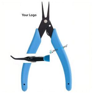 Long Needles Nose Bent Nose Pliers Plastic High Quality Jewelry Making Pliers for Small Parts and Tight <b>Spaces</b> Customized Option - Product Image 1