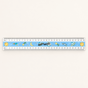 Regla Personalizada con Logotipo, 30 cm, Impresión UV, para Regalo Corporativo, Diseño OEM, Papelería de Oficina y Escolar, Venta al Por Mayor, Bajo MOQ - Product Image 1