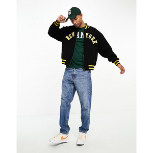Plus Size <b>Men's</b> Wool Varsity <b>Baseball</b> Winter <b>Jacket</b> - Custom Logo Wholesale - Product Image 3