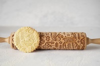 Rouleau à pâtisserie en bambou écologique Delarchi OT51 fabriqué au Vietnam pour planches à pâtisserie