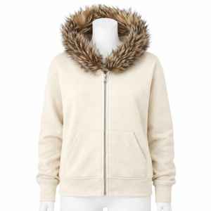 Sudadera con capucha personalizada de alta calidad, 100% algodón, estilo desgastado, con cremallera, efecto rasgado, lavado, lisa, con imitación de piel. - Product Image 1