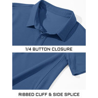 Polo de Manga Corta para Hombre, Ligero, de Secado Rápido, para Deportes al Aire Libre, Oficina, Uso Diario Informal, con Logotipo Personalizado