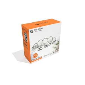 Juego de vajilla de acero inoxidable Shagun para 6 personas 50 PCS Juego de cena - Product Image 1