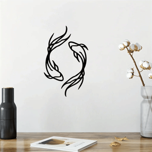 CIFbuy Quadro Moderno Vintage in Metallo a Tema Nautico con Pesci, Decorazione Murale Personalizzata per la Casa, Pannello Incorniciato per Hotel, Servizio di Ritiro - Product Image 2