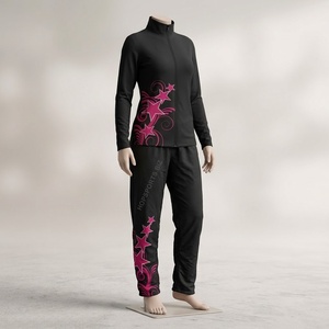 Survêtement de cheerleading personnalisé pour filles, veste et pantalon à fermeture éclair intégrale, tenue d'échauffement pour club, école, entraînement, athlétisme - Product Image 6