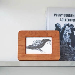 กรอบรูปไม้วอลนัทเนื้อแข็งขนาด5นิ้วเรียบง่ายปรับแต่งได้กรอบรูปคุณภาพสูงสำหรับงานครบรอบหมั้น - Product Image 5