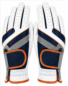 Gant de golf en cuir Cabretta d'Indonésie pour hommes et femmes, respirant, doux, antidérapant, pour la main gauche, accessoires de golf, logo d'usine - Product Image 6