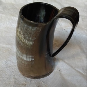 Taza de Cuerno Hecha a Mano, Ecológica, Reutilizable, para Café, Té, Cerveza, Decoración Moderna para el Hogar, Color Personalizado, Vajilla para Cocina y Bar - Product Image 1