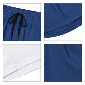 Women's Casual Lounge 2 in 1 Flowy <b>Mini</b> Skort Soft Fabric Inner Shorts Elastic Waist Custom OEM Wholesale Bulk Supplier - Product Image 4