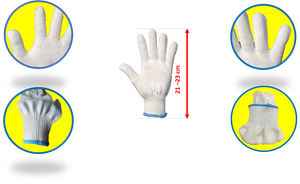 Gants multi-usages en coton polyester calibre 10 vente à chaud prix compétitif fabricant du Vietnam - Product Image 4