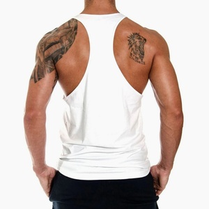 Camiseta sin mangas para hombre, de tejido entrelazado, con hombros estrechos, más vendida, con aberturas en las axilas personalizadas, para gimnasio, fitness y entrenamiento, tipo Stinger Vest - Product Image 4