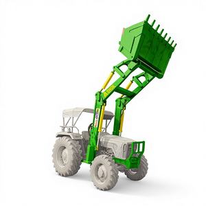 Non-Telescopic Husk Loader Tractor 16ft Dumping Height Hydraulic System Rugged Agricultural <b>Machinery</b> Equipment - Product Image 1