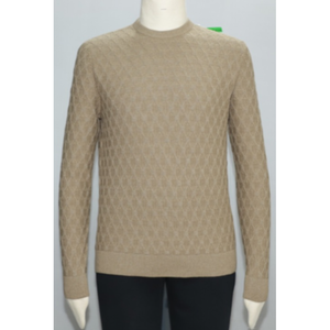 Vêtements en tricot d'hiver pour hommes pour chemise à col rond Vente en gros OEM ODM Coupe personnalisée Coton biologique Vêtements décontractés de bureau Usine directe - Product Image 5