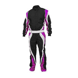 Traje de Carreras de Karting de Cuero Premium de Diseño Personalizado |   Traje de Carreras de Karting Transpirable de Secado Rápido y Resistente al Fuego para Unisex, Talla Grande - Product Image 4