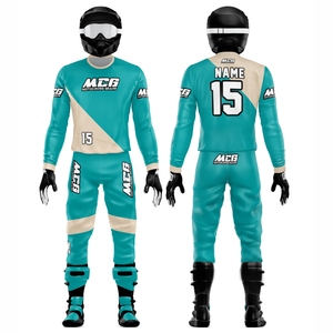 Traje de Motociclismo MTB AVT de Lujo para Hombre y Mujer, con Estampado por Sublimación, Diseño Elegante, Serigrafía de Silicona, Traje de Carreras MX - Product Image 1