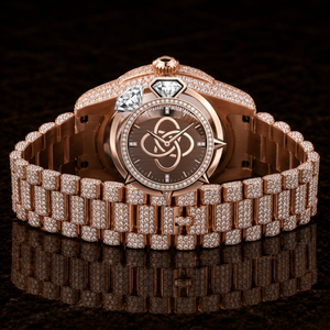 Luxury Moissanite Diamond Watch Men Full Pave VVS Moissanite Stones Stainless Steel <b>Automatic</b> <b>Wristwatch</b> - Product Image 4