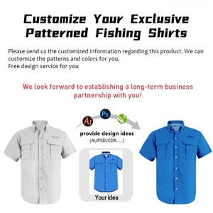 Camisa de Pesca Personalizada 2026 con Protección Solar UPF50, Unisex, con Botones, Manga Corta, Secado Rápido, Sublimación, 100% Poliéster - Product Image 3